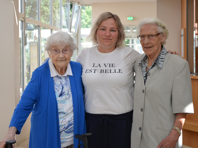 Nora Matthaei, Monique Siebensohn und Else Pahling